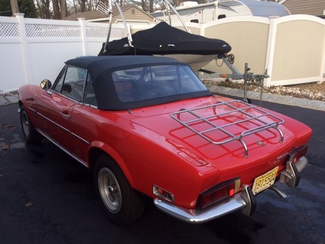 1971 fiat 124 spider convertible 2-door 1.4l