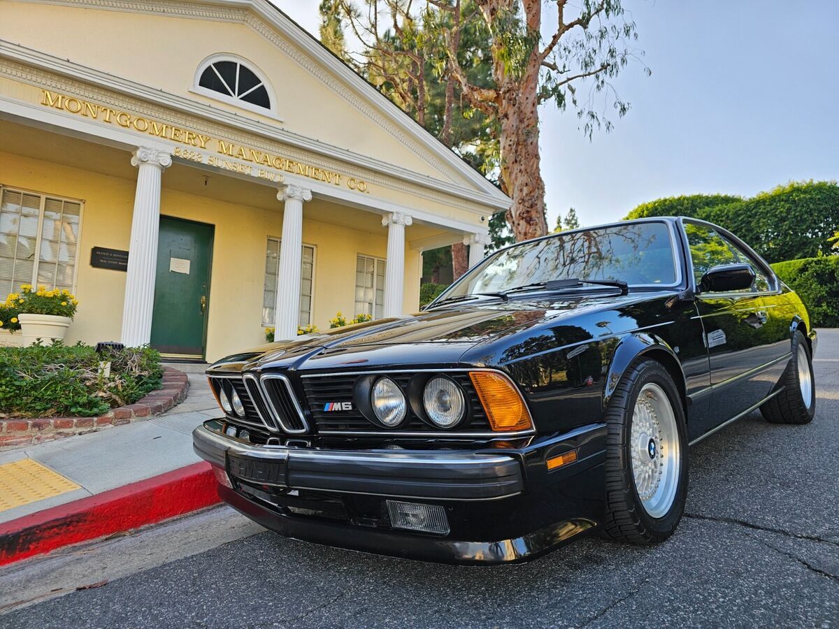 stunning 1988 bmw m6 coupe -black/grey, well-maintained,complete service history