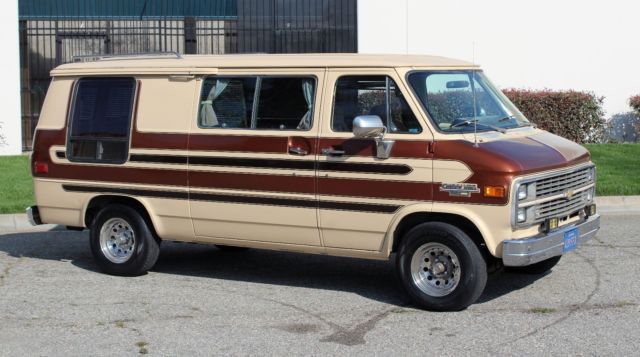california original, 1984 chevrolet g20 conversion van "survivor" 61k orig miles