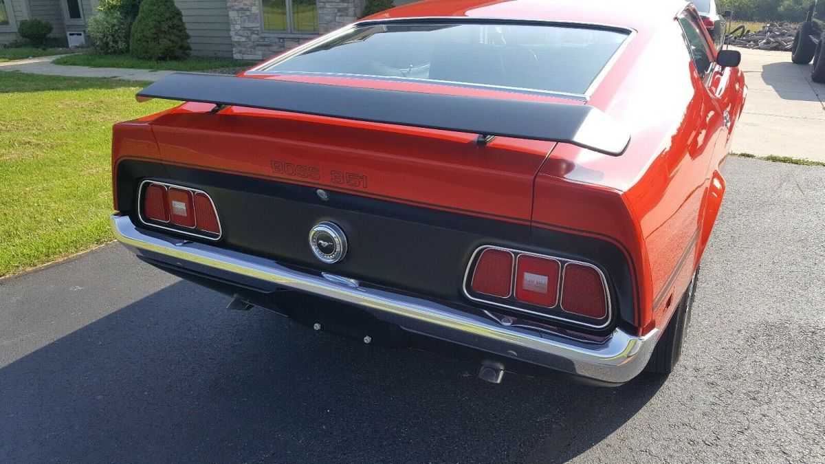 1971 ford mustang boss 351 1 of 1 with these options original boss 4 bolt mains
