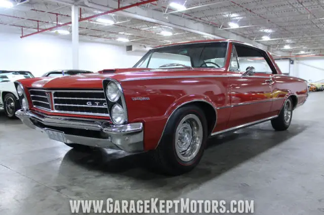 1965 pontiac tempest custom red coupe 389 v8 38417 miles