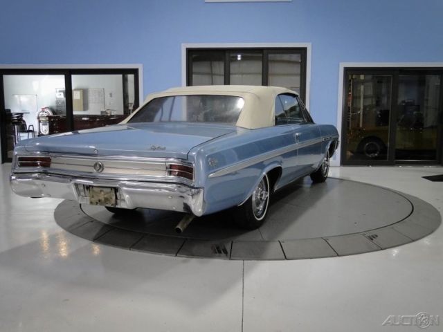 blue first generation skylark convertible