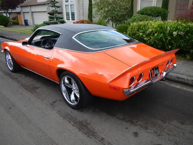 1970 camaro nicely restored in hugger orange