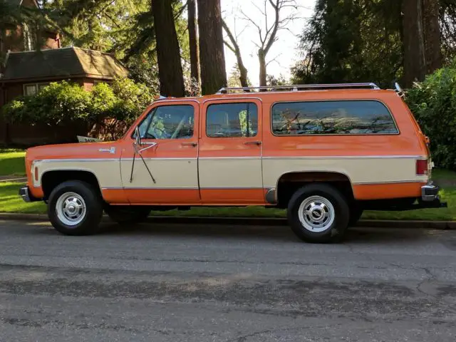 1 owner 1977 chevy suburban k20 4wd only 37,492 original miles all original