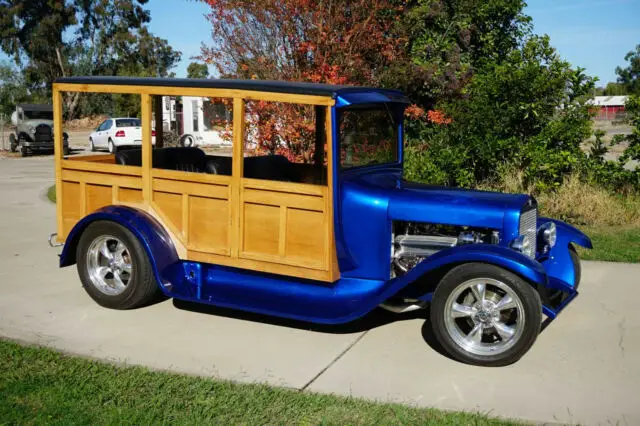 custom 1920 dodge woody wagon 327/700r ford posi 4wdb california show & drive