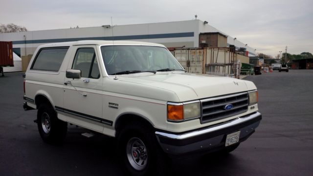 1989 ford bronco xlt 4x4 california truck