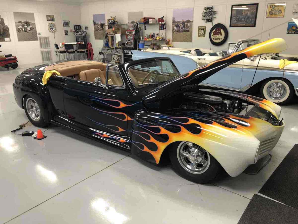 1941 ford custom convertible black rwd automatic custom