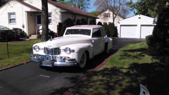 lincoln continental 1948 cabriolet rare convertible show or go !! flat v12