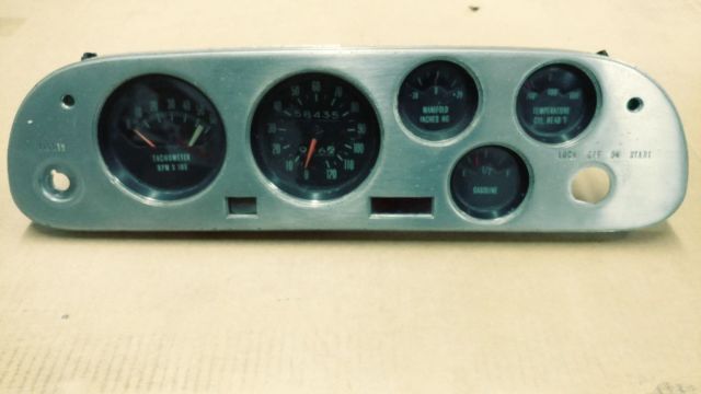 1964 chevrolet corvair sypder sport instrument dash cluster only (not car)