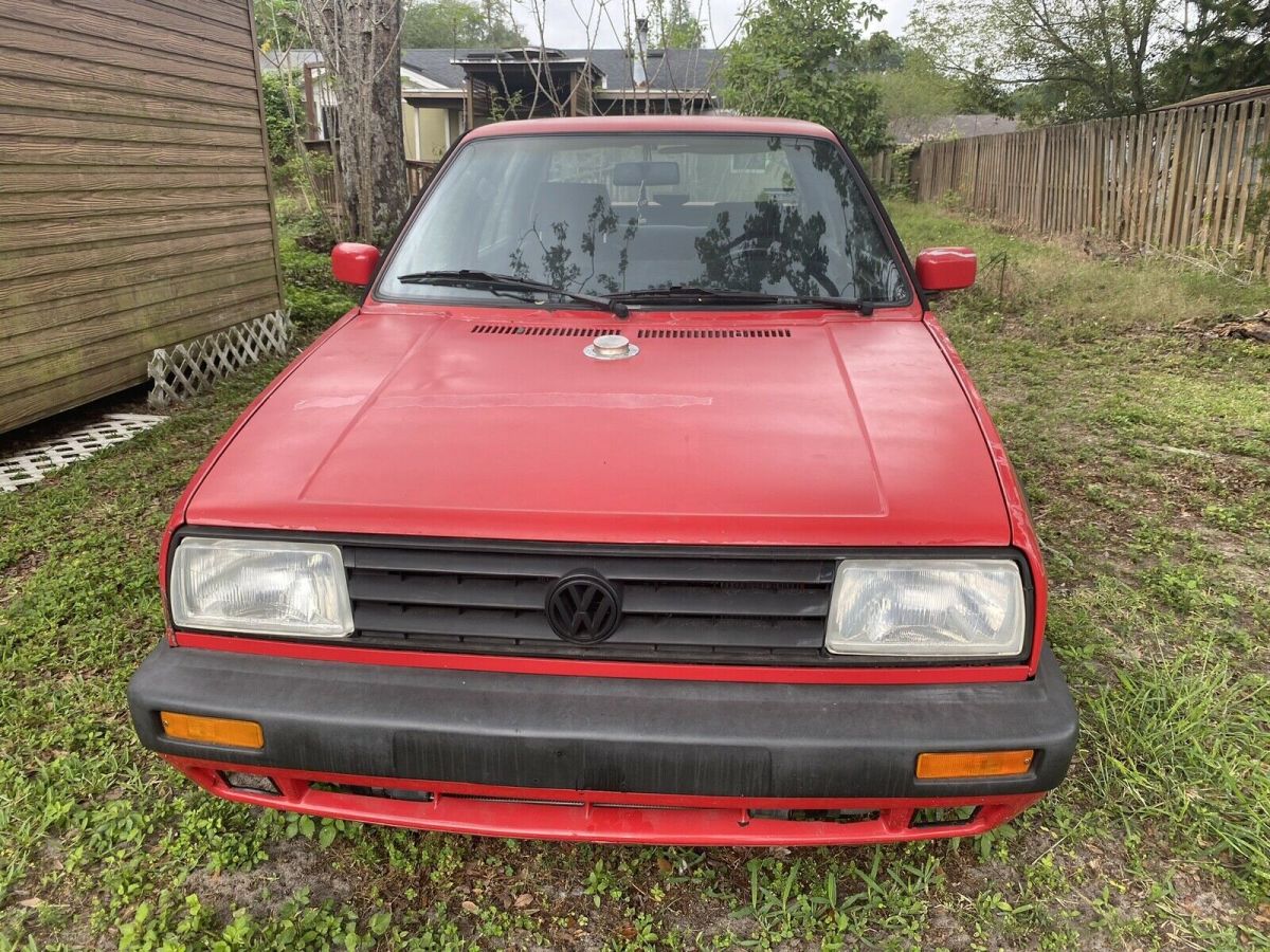 1990 volkswagen jetta sedan red fwd manual gli 16v
