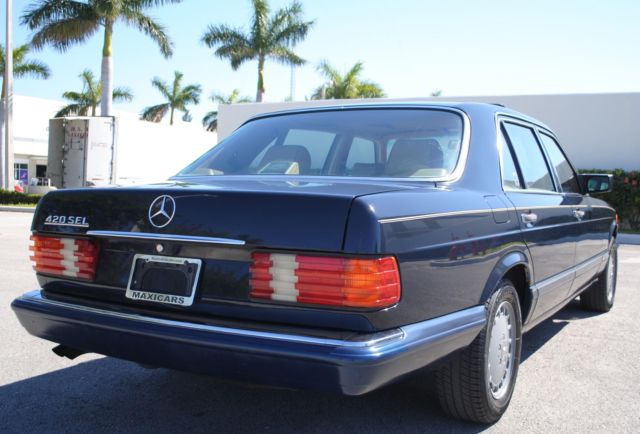 1989 mercedes 420sel, 4.2l v8, aut trans, rwd, clean 137k mls, no reserve