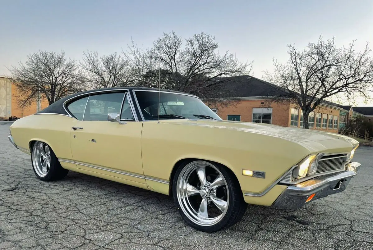 1968 chevrolet chevelle coupe coupe yellow rwd automatic
