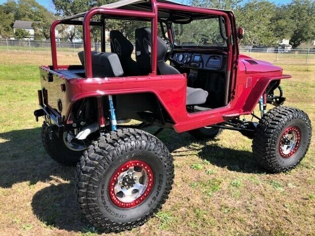 1971 toyota land cruiser fj40 low reserve bronco jeep lifted rock crawler gm 350