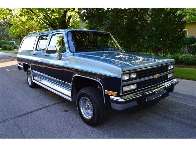 beautiful one owner survivor 1991 chevrolet v1500 suburban silverado 4x4 nice !!