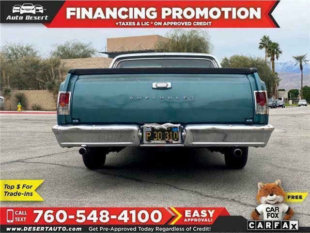 chevrolet el camino blue with 80,000 miles, for sale!