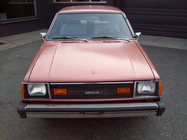 1981 datsun 210 "one owner" "all original, actual miles"