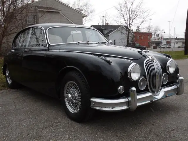 a great driver quality, great looking 1963 jaguar mark ii 3.8 black on black