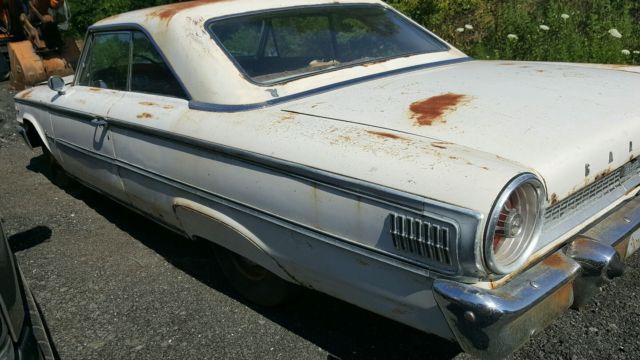 1963 ford galaxie 427 4 speed fastback 500 q code barn find!!!!!