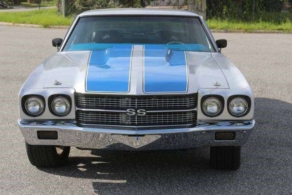 1970 chevrolet chevelle ss 454 8 cylinder 4-speed manual custom interior florida