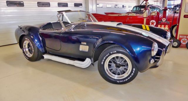 1990 ford cobra 4796 miles blue 427ci 4-speed manual