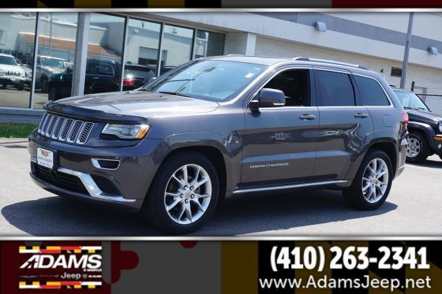 used 2015 jeep grand cherokee 4wd summit annapolis, md 21401 for sale in annapolis, maryland