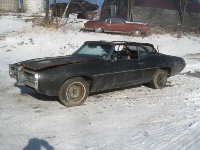 1969 pontiac lemans gto clone xx code 400/400 convertible project restoration