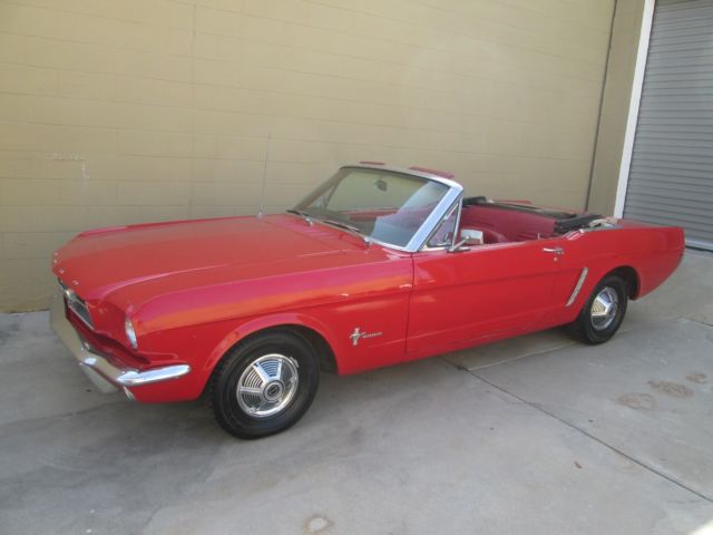 1965 california mustang convertible six cylinder ca black plate