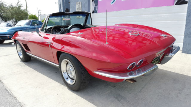 1967 corvette convertible 327/300 - new top, stinger hood