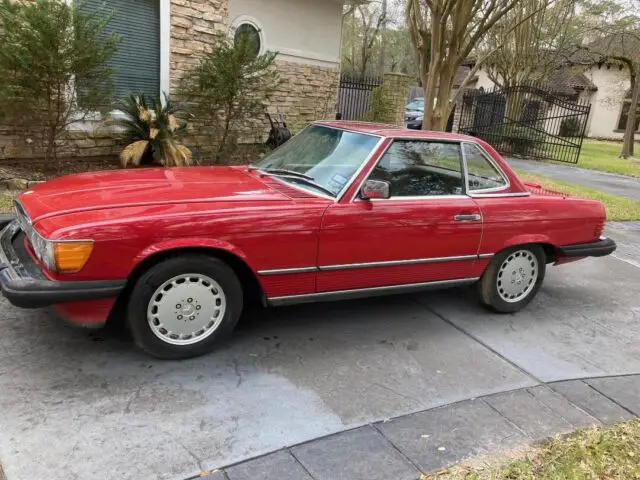 two top 560 sl roadster from long time garage storage