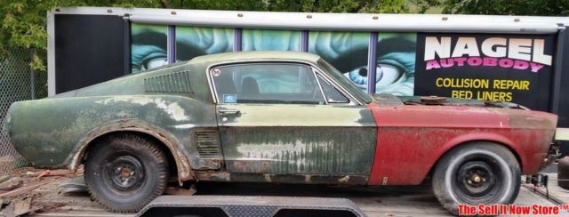 vintage barn find 1967 ford mustang fastback 4 speed 302 project shelby eleanor