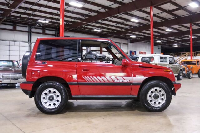 1989 suzuki sidekick jx 6994 miles apple red suv 1.6l 4 cyl automatic