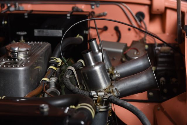 1963 austin-healy sprite mk ii 0 salmon convertible manual