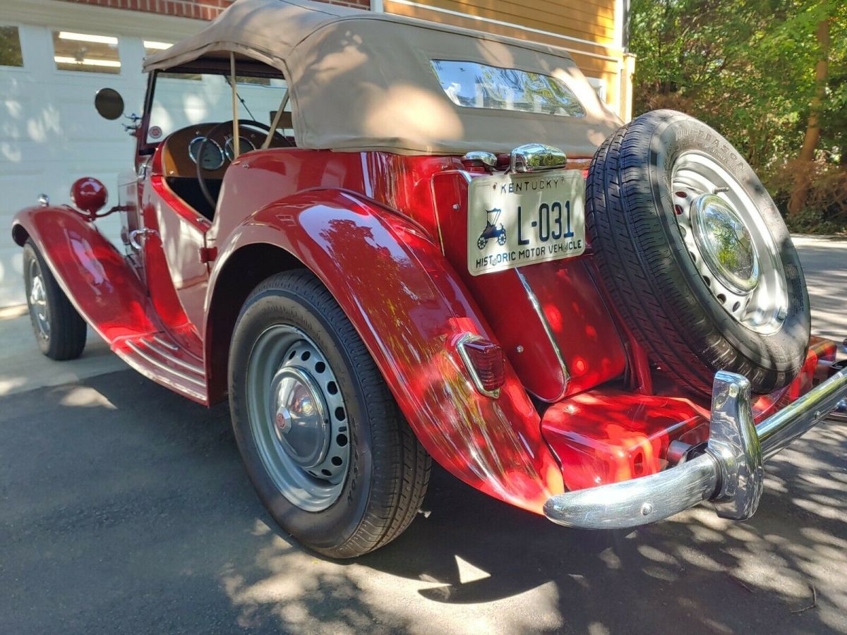 1951 mg td roadster td 9127 rettored matching numbers and performs beautifully