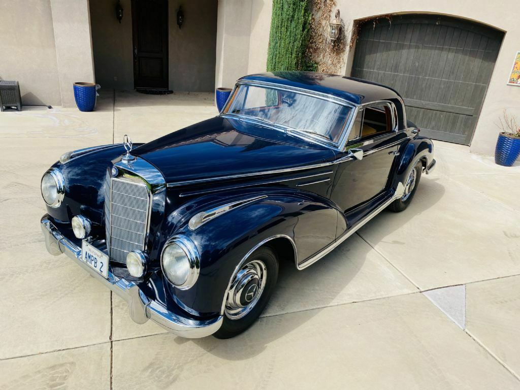 1956 mercedes-benz 300sc coupe 55684 miles blue coupe manual