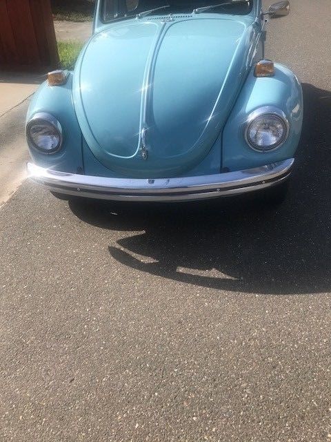 1971 classic super beetle powder blue, beautiful new paint, all new parts