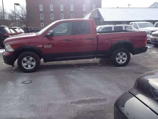 2014 ram ram pickup 1500 outdoorsman 4x4 outdoorsman 4dr quad cab 6.3 ft. sb pickup for sale in bennington, vermont