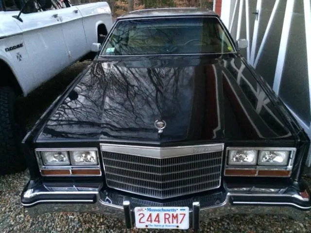 1982 cadillac eldorado biarritz, black with tan leather, bought from 1st owner