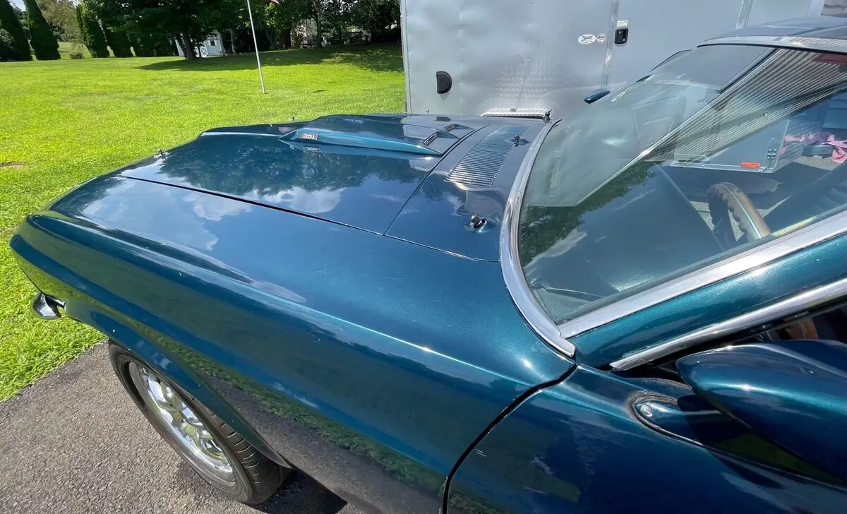 1969 ford mustang mach 1 351 coupe blue rwd automatic mach i
