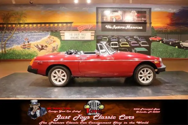 1978 mg mgb, burgundy with 5,000 miles available now!