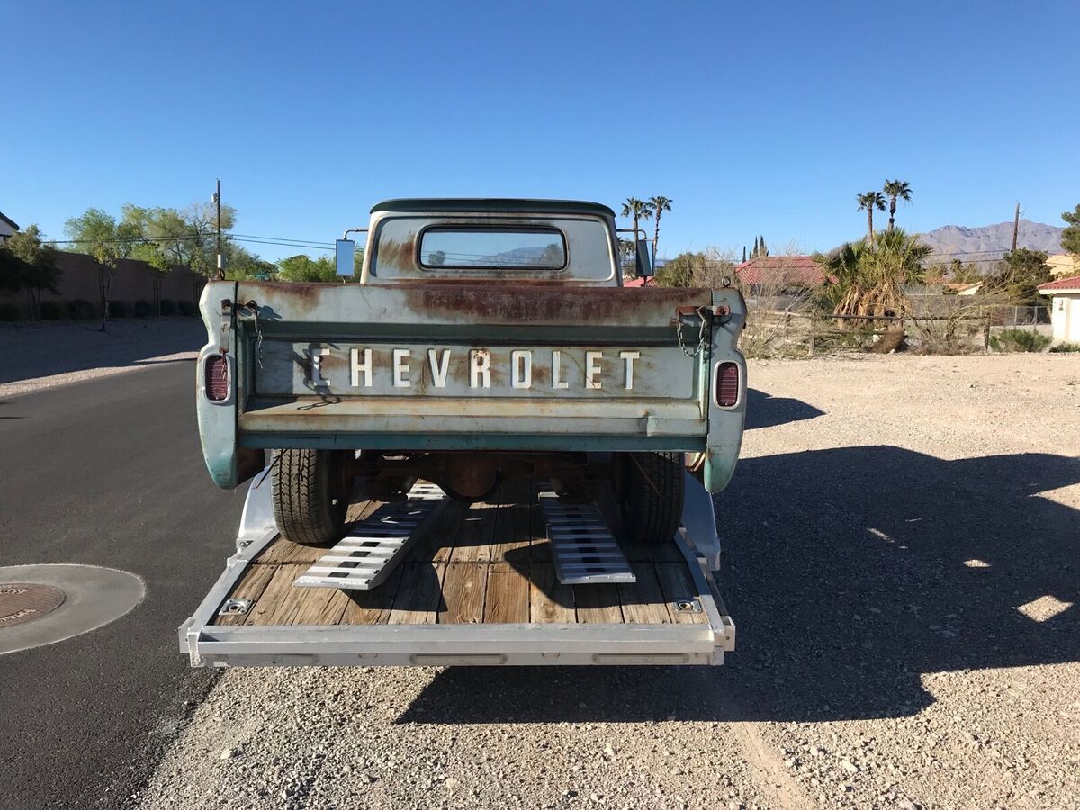 1965 chevrolet c20/k20 pickup green base