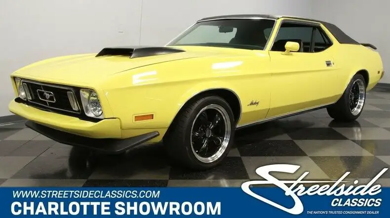 classic vintage chrome stang pony muscle car couple vinyl interior