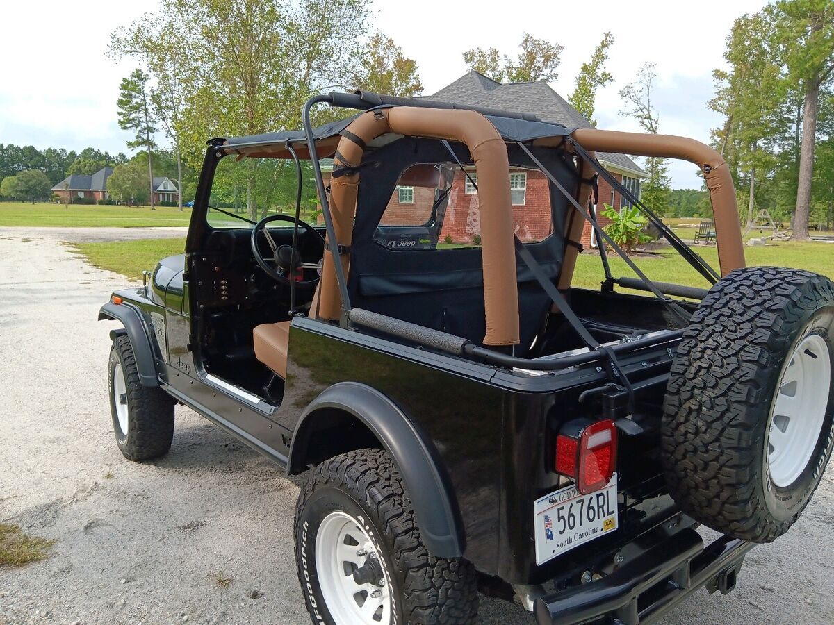 1984 jeep cj suv black 4wd automatic cj7