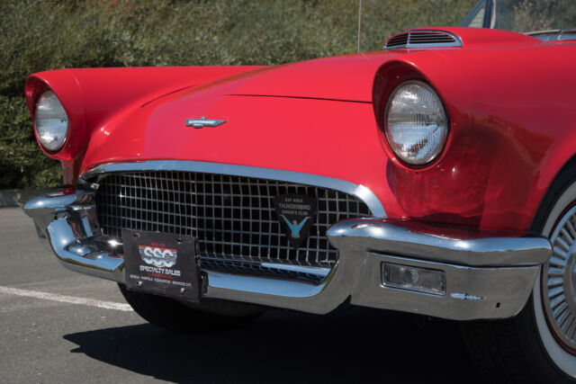 1957 ford thunderbird no trim field 39468 miles red convertible automatic