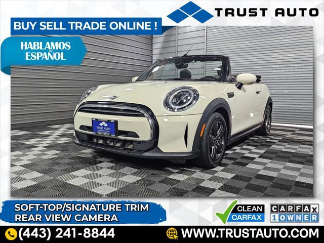 2022 mini convertible soft-top convertible w/signature trim