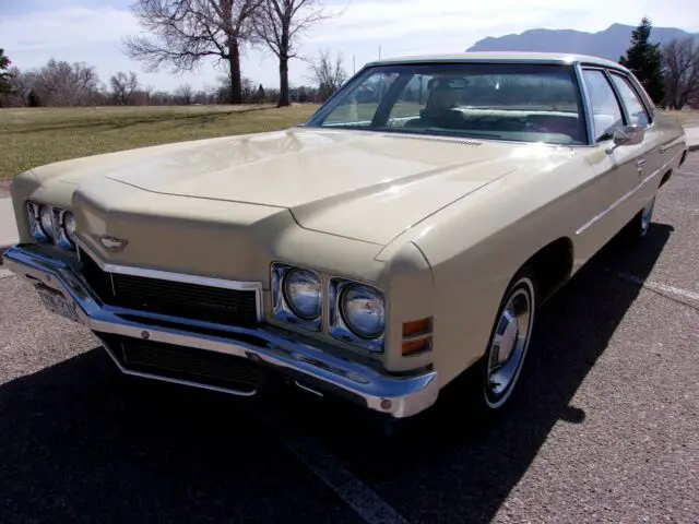 1972 chevrolet impala 4 door sedan, low original miles