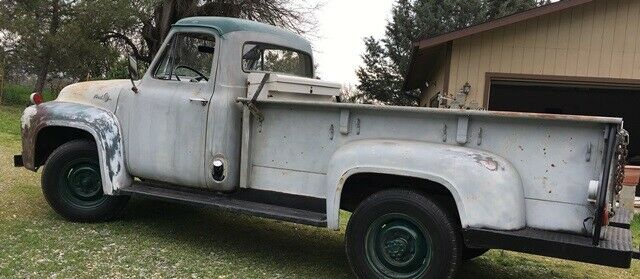 1955 ford f-3 standard cab [chevy 350 small block;edelbrock medium manifold]