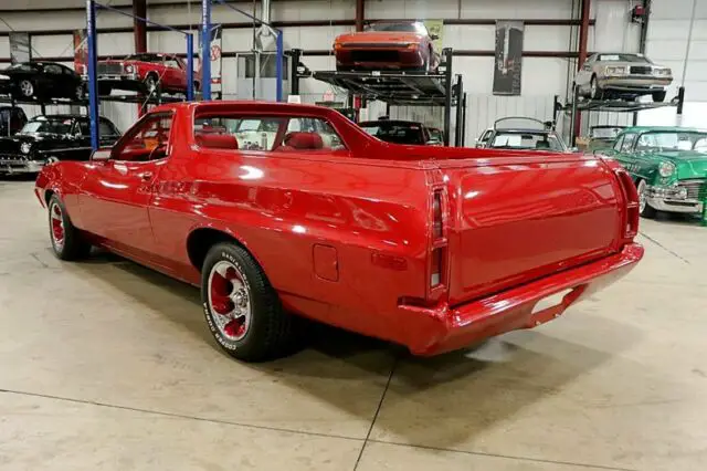 1972 ford ranchero 68808 miles red metallic pickup truck v8 automatic
