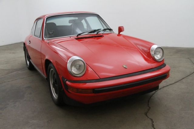 75 porsche 911s coupe red 5 speed manual fuchs wheels same owner driver