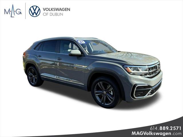 2021 volkswagen atlas cross sport 3.6l v6 se w/technology r-line