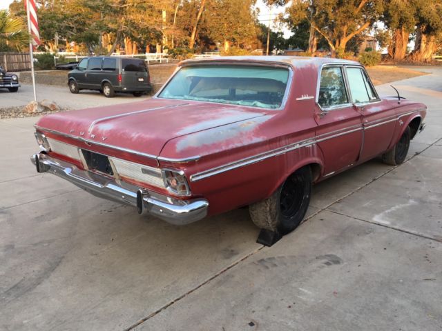 plymouth fury 1963